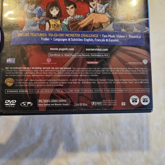 🌴3/$15🌴 DVD Yu-Gi-Oh! The Movie Anime Children Teen Fantasy Sci-Fi - Picture 6 of 11